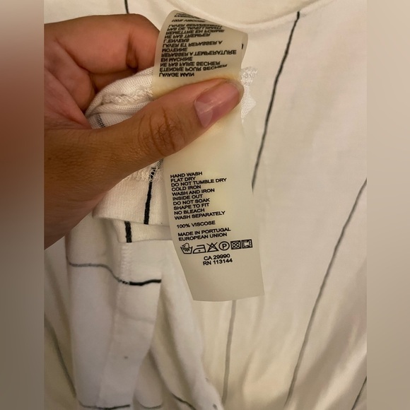 Majestic Filatures Deluxe T-Shirt Dress Size 3 Tee Shirt Viscose White - Picture 5 of 8